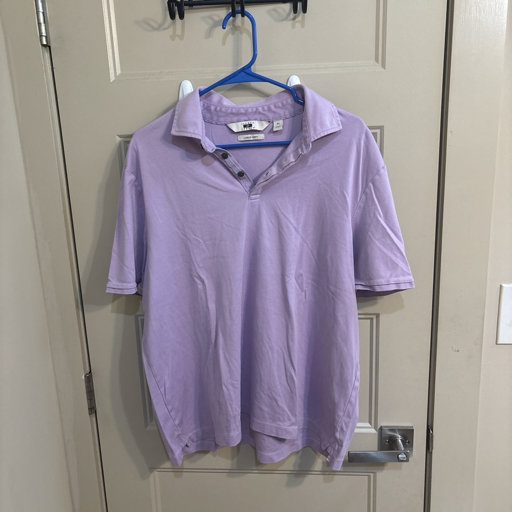 Joseph Abboud Light Purple Polo Shirt